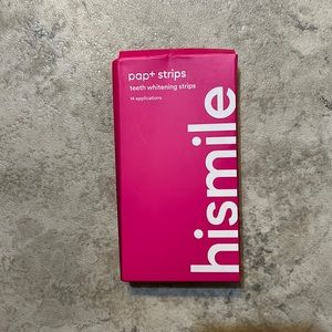 Unused unopened hismile teeth whitening strips